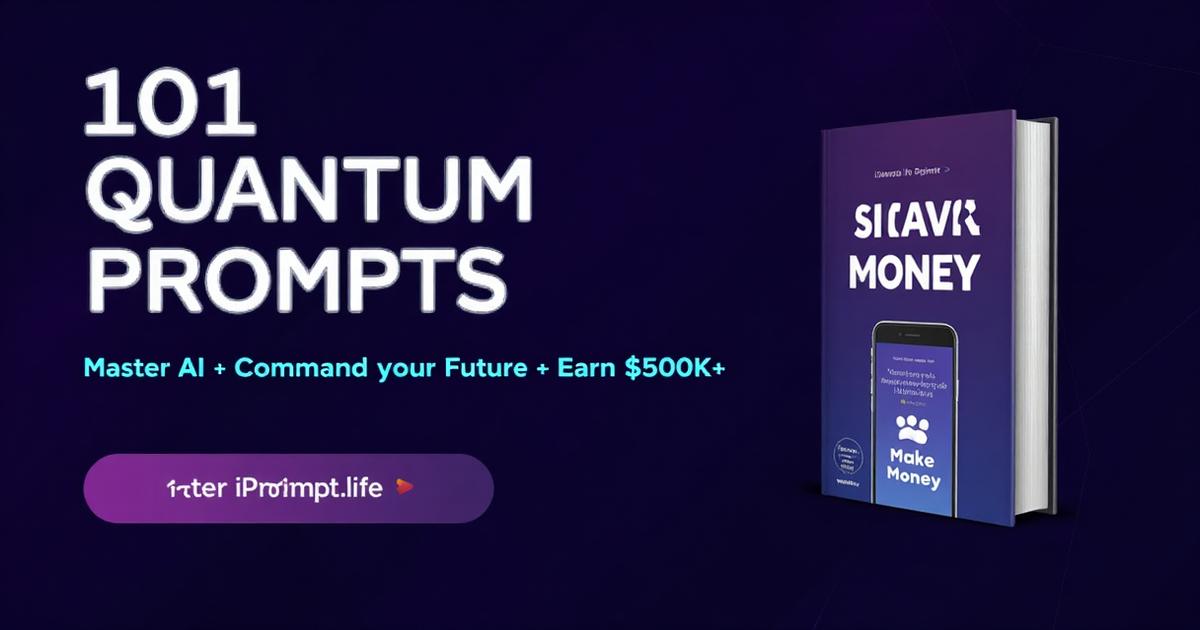 iPrompt.life - Master AI, Earn $500K+ as a Prompt Engineer | 101 ...